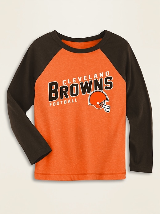 View large product image 1 of 1. NFL&#174 Team-Graphic Raglan-Sleeve Tee for Toddler Boys