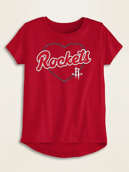 View large product image 1 of 1. NBA&#174 Team Heart Graphic Tee for Toddler Girls