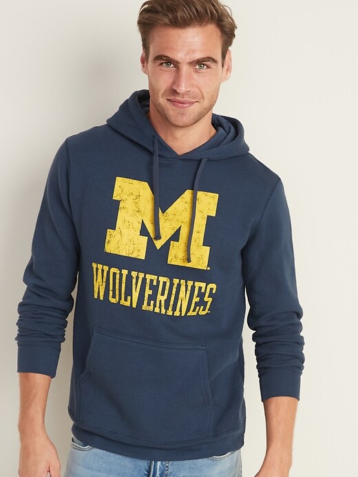 View large product image 1 of 1. College-Team Pullover Hoodie for Men