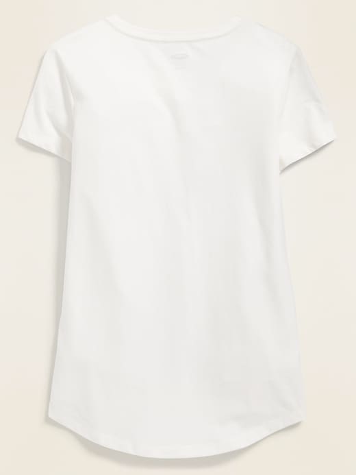 View large product image 2 of 3. Relaxed Softest Graphic Pocket Tee for Girls