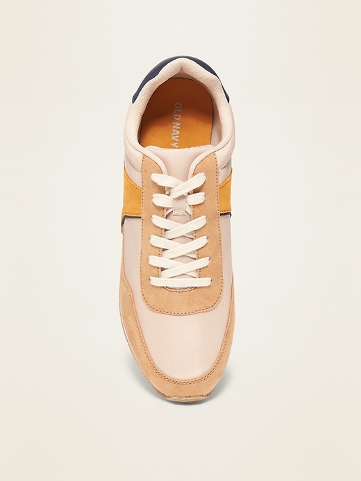 Image number 3 showing, Retro Color-Blocked Sneakers for Women