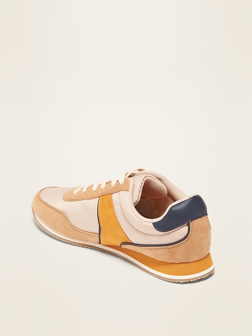 Image number 4 showing, Retro Color-Blocked Sneakers for Women