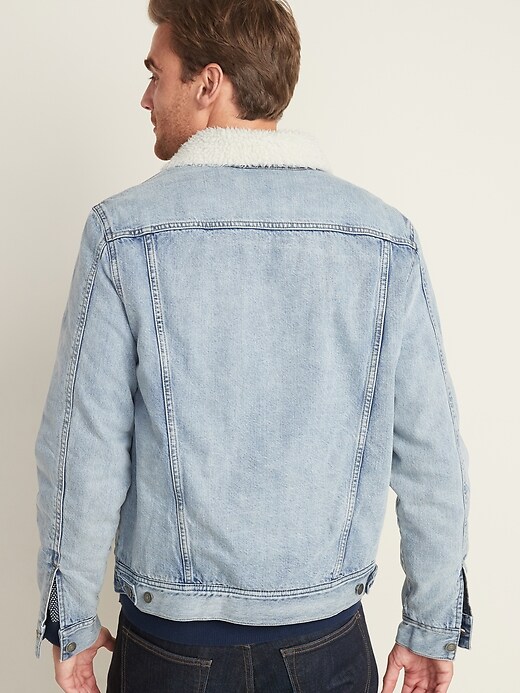 Image number 2 showing, Sherpa-Lined Jean Jacket