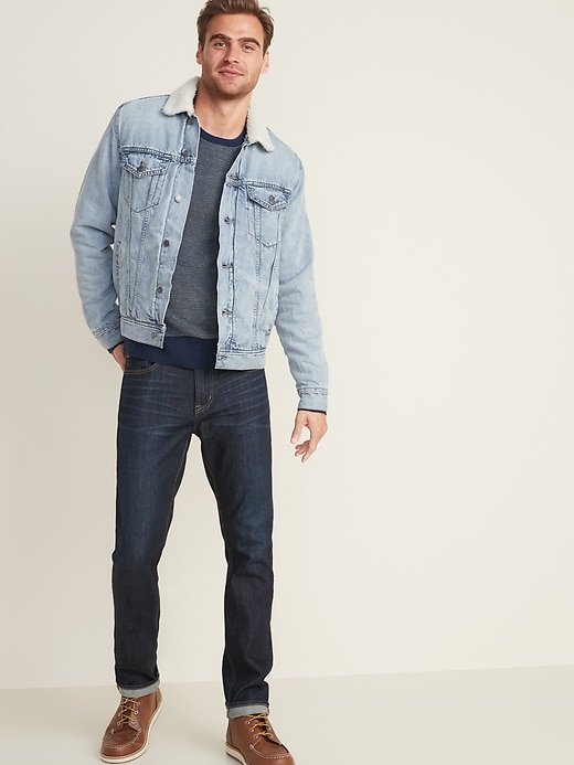 Image number 3 showing, Sherpa-Lined Jean Jacket