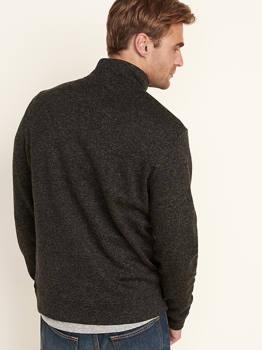 Image number 2 showing, Sweater-Fleece 1/4-Zip Mock-Neck Pullover