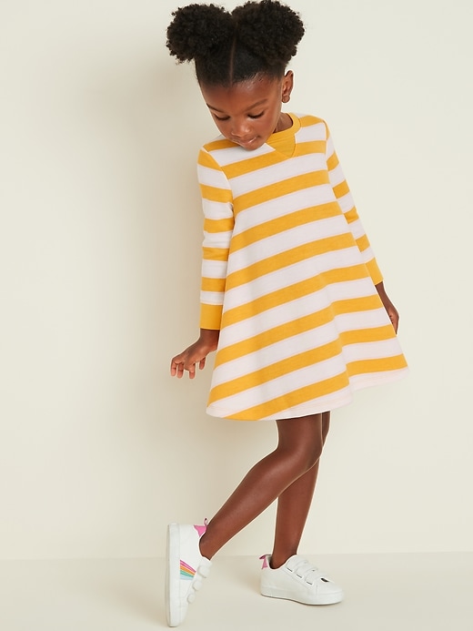 View large product image 1 of 4. French-Terry Dress for Toddler Girls