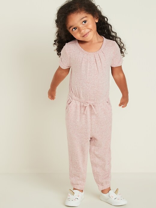 View large product image 1 of 1. Plush-Knit One-Piece for Toddler Girls