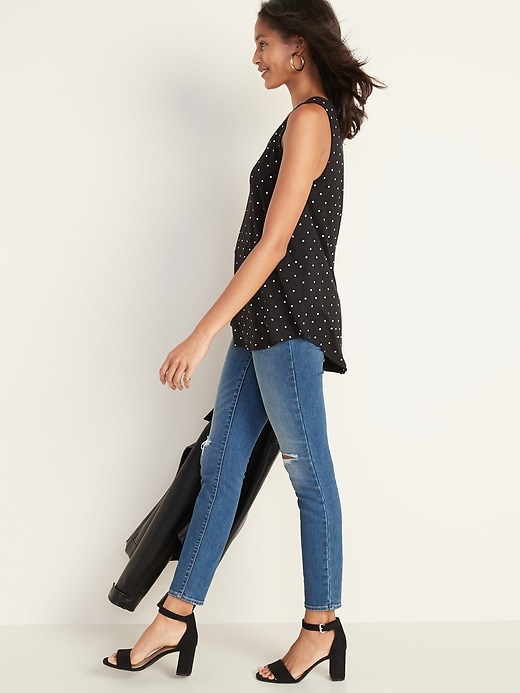 Image number 3 showing, Luxe Polka-Dot Tank for Women
