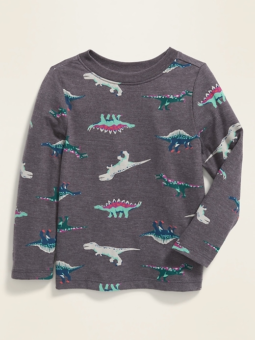 View large product image 1 of 2. Printed Long-Sleeve Tee for Toddler Boys