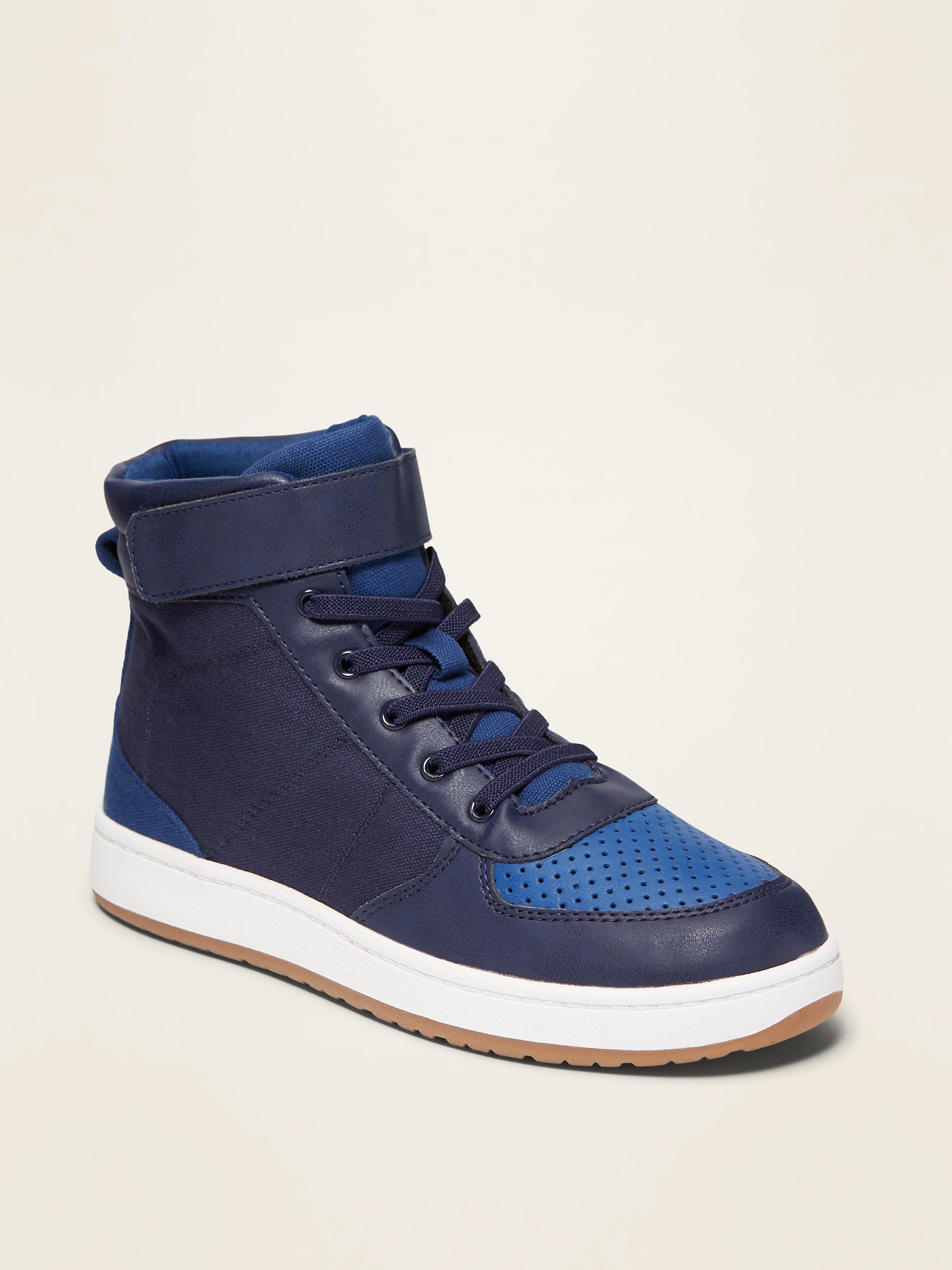 Old Navy gender-neutral Canvas High-Top Sneakers - - Size 12