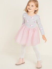 View large product image 4 of 4. Fit & Flare Tutu Dress for Toddler Girls