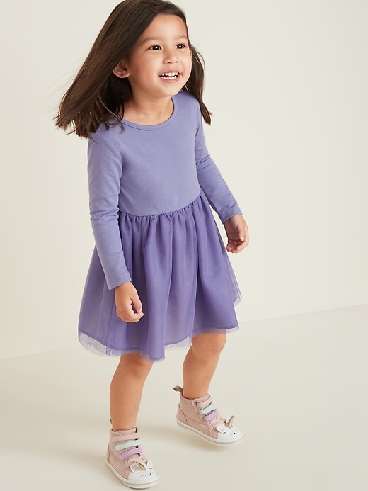 View large product image 1 of 1. Fit & Flare Tutu Dress for Toddler Girls