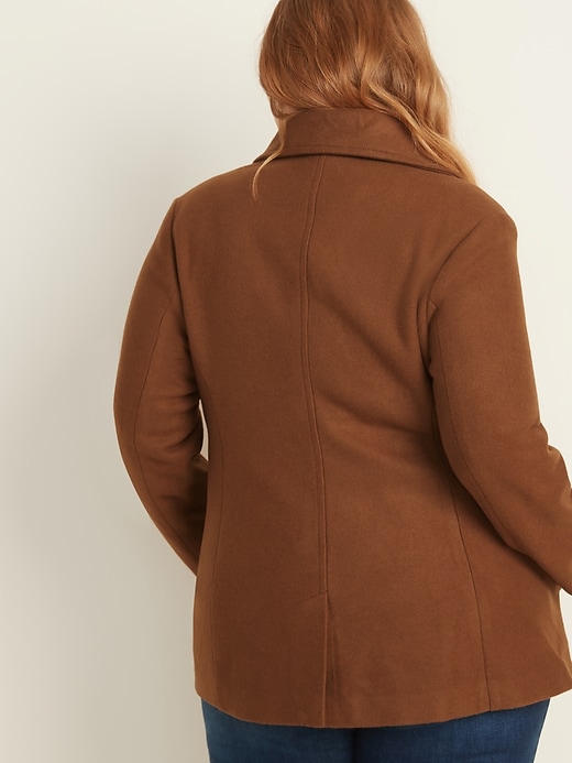 Image number 2 showing, Plus-Size Double-Breasted Peacoat