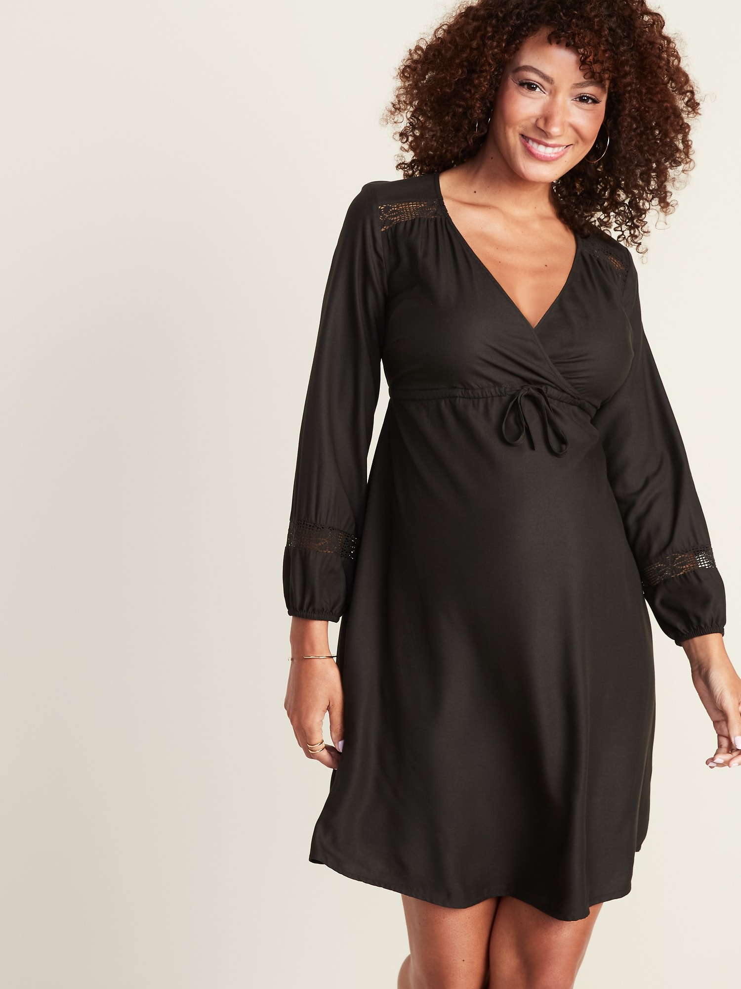 old navy long black dress