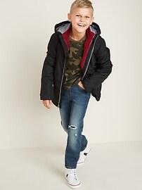 View large product image 3 of 3. 3-In-1 Hooded Snow Jacket For Boys