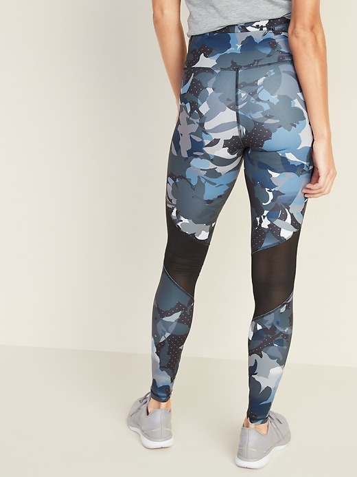 View large product image 2 of 3. High-Waisted Floral Run Leggings For Women