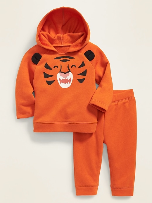 View large product image 1 of 2. Critter-Graphic Pullover Hoodie & Jogger Set for Baby