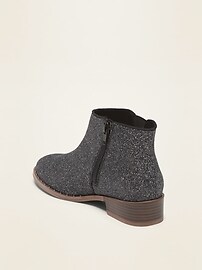 View large product image 3 of 3. Glitter Chelsea Boots for Girls