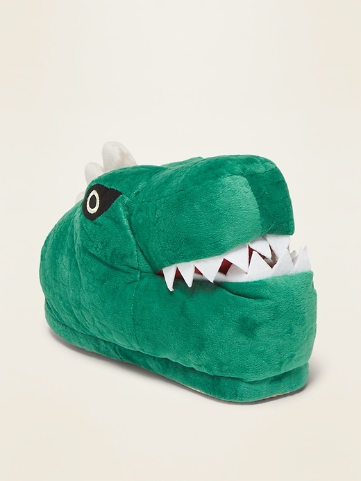 View large product image 1 of 1. Plush Critter Slippers for Kids