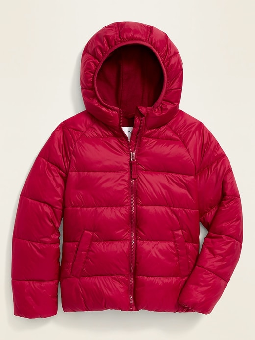 View large product image 1 of 3. Frost-Free Hooded Puffer Jacket for Girls