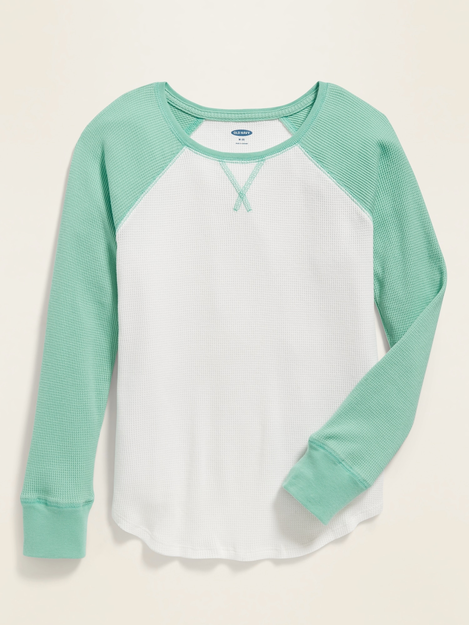 thermal knit raglan old navy