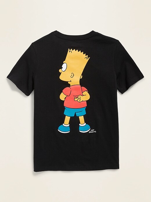 View large product image 2 of 2. The Simpsons&#153 Bart Front & Back Graphic Tee for Boys