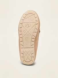 View large product image 4 of 4. Sueded Sherpa-Lined Moccasins for Toddler Boys