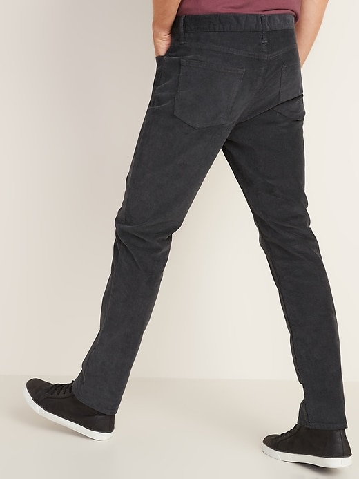 View large product image 2 of 3. Slim Built-In Flex Five-Pocket Corduroy Pants