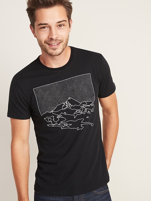 Graphic Soft-Washed Crew-Neck Tee for Men | Old Navy