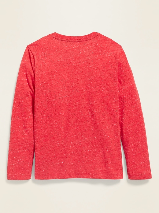 View large product image 2 of 3. Softest Crew-Neck Long-Sleeve Tee For Boys