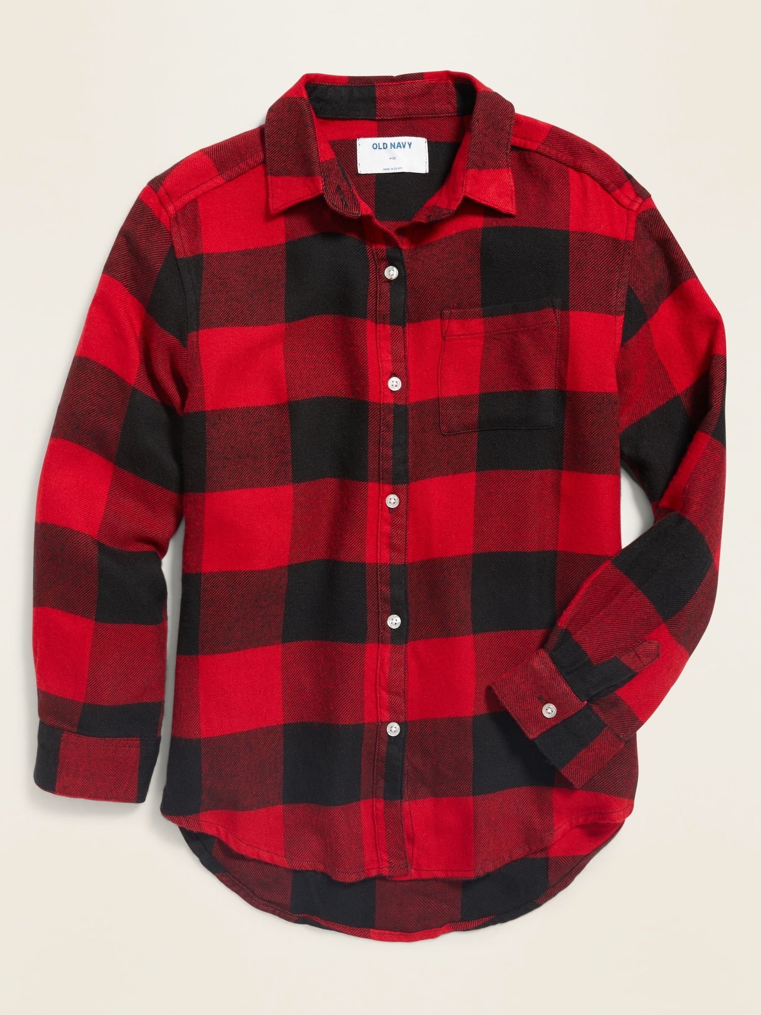 Relaxed Button-Front Tunic For Girls | Old Navy