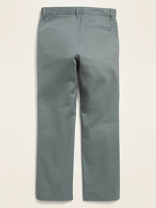 View large product image 2 of 3. Uniform Straight Built-In Flex Khakis for Boys