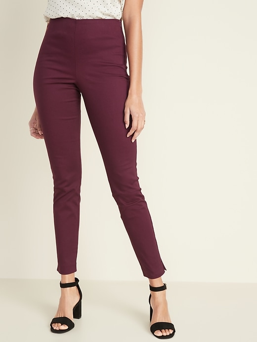 High-Waisted Super Skinny Ankle Pants for Women