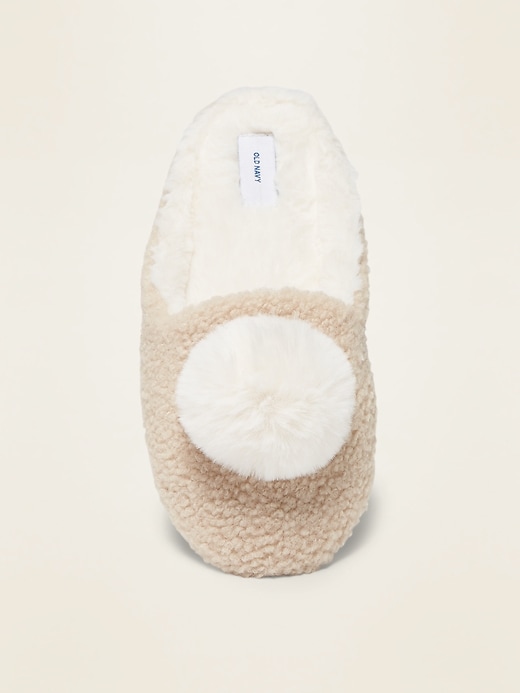 Image number 3 showing, Sherpa Pom-Pom Slippers for Women
