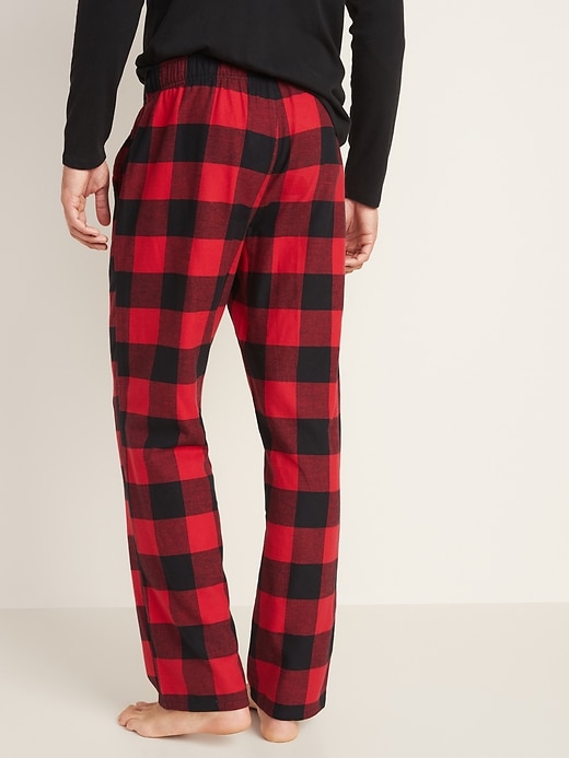 View large product image 2 of 2. Patterned Flannel Pajama Pants