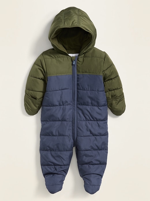 View large product image 1 of 1. Quilted Water-Resistant Snowsuit for Baby