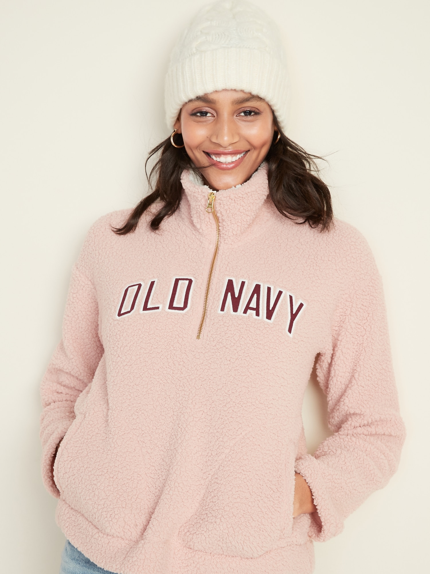 Old navy sherpa sales pullover