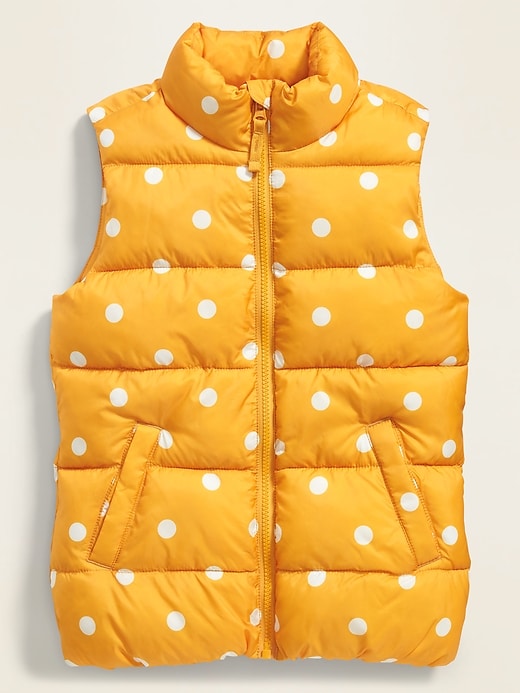 View large product image 1 of 1. Frost-Free Quilted Puffer Vest for Girls