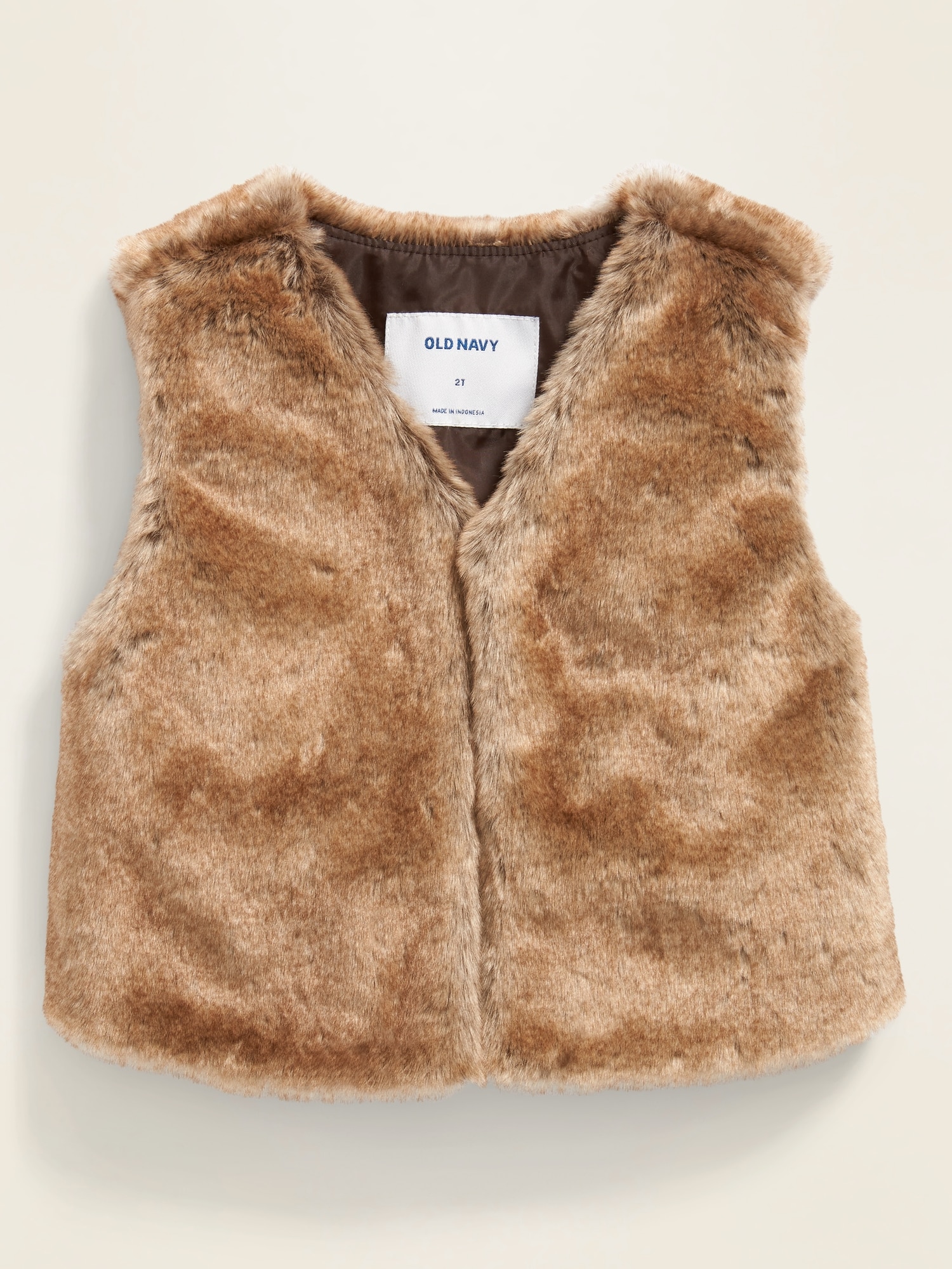 Womens faux fur 2024 vest old navy