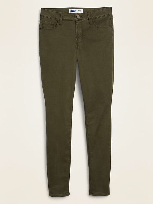 Image number 5 showing, Mid-Rise Sateen Rockstar Super Skinny Jeans for Women