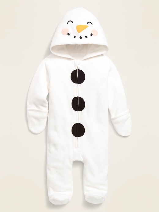 View large product image 1 of 3. Micro Performance Fleece Critter One-Piece for Baby