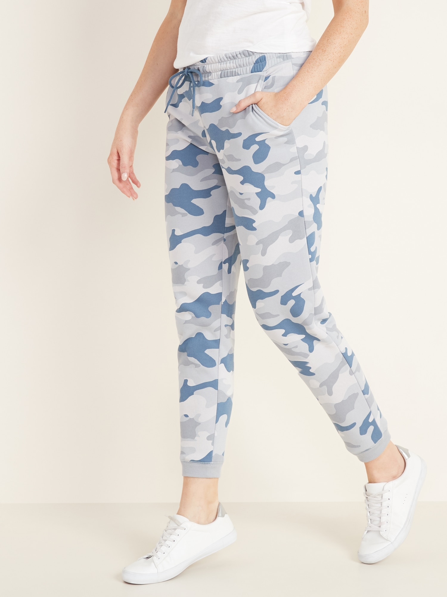 Women's Organic French Terry Jogger Pants in Jade