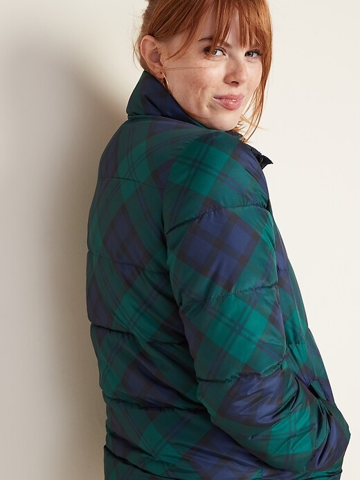Image number 4 showing, Frost-Free Patterned Puffer Jacket for Women