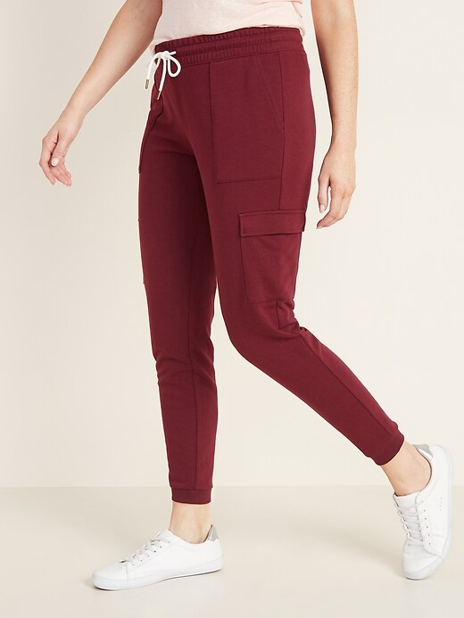 View large product image 1 of 1. French Terry Cargo Street Joggers for Women