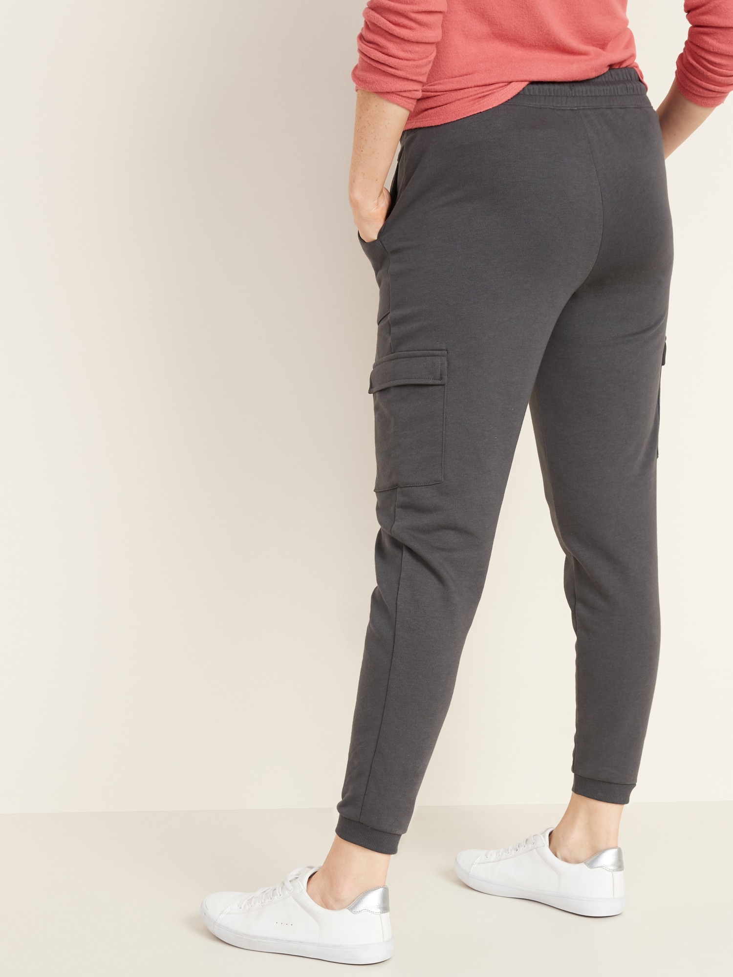 French Terry Cargo Street Joggers for Women