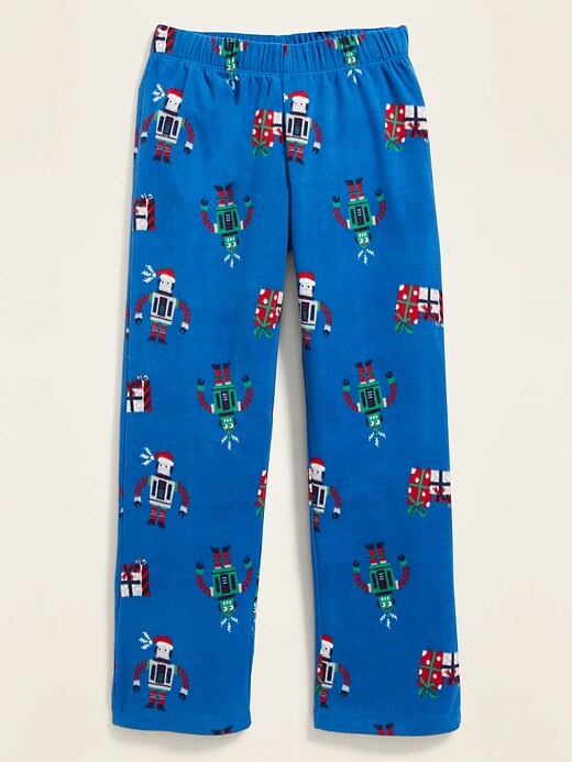 View large product image 1 of 1. Printed Micro Performance Fleece Pajama Pants For Boys