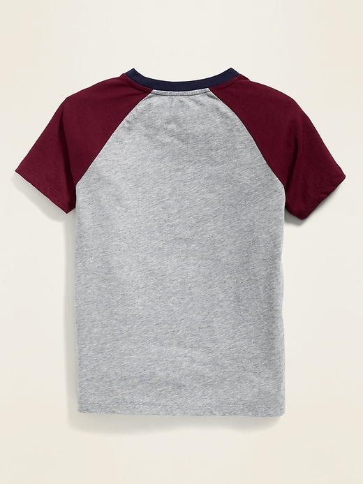 View large product image 2 of 3. Softest Graphic Raglan-Sleeve Tee for Boys