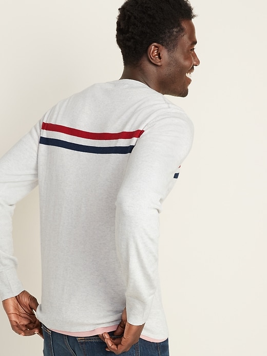 Image number 2 showing, Everyday Center-Stripe Crew-Neck Sweater