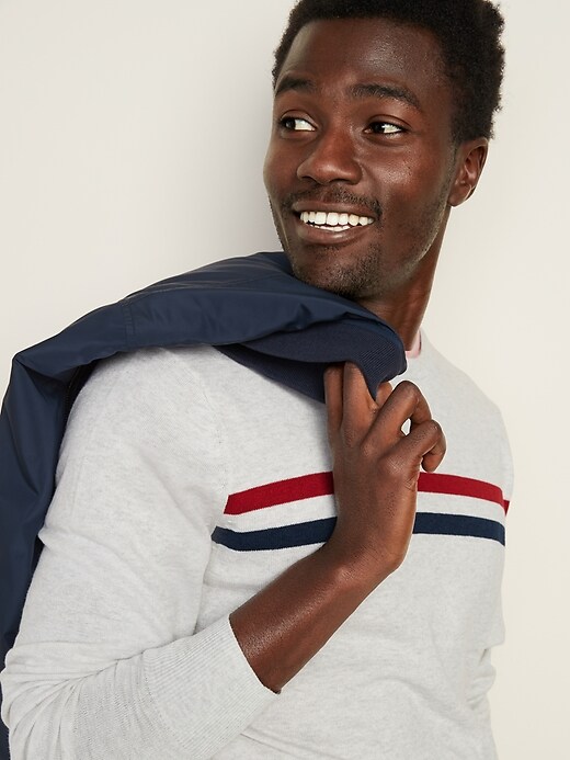 Image number 4 showing, Everyday Center-Stripe Crew-Neck Sweater
