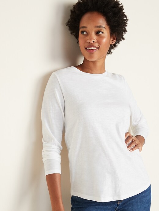 View large product image 1 of 1. EveryWear Slub-Knit Tee for Women
